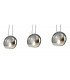 Linear Ceiling Pendant, 3 x E14 (Max 40W) Chrome Glass - 5