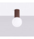 Halo Globe Ceiling Light Brown IP44 1x G9-3