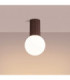 Halo Globe Ceiling Light Brown IP44 1x G9-4