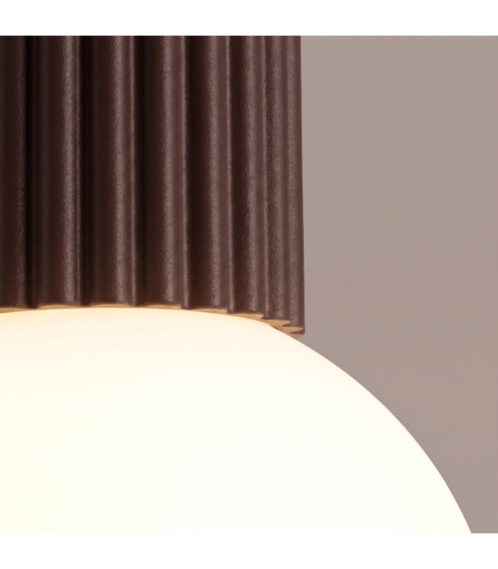 Halo Globe Ceiling Light Brown IP44 1x G9-5