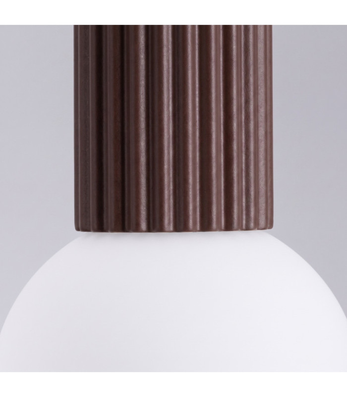 Halo Globe Ceiling Light Brown IP44 1x G9-6