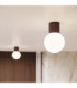 Halo Globe Ceiling Light Brown IP44 1x G9-13