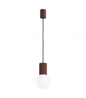Halo Slim Pendant Ceiling Light Brown 1x G9-1