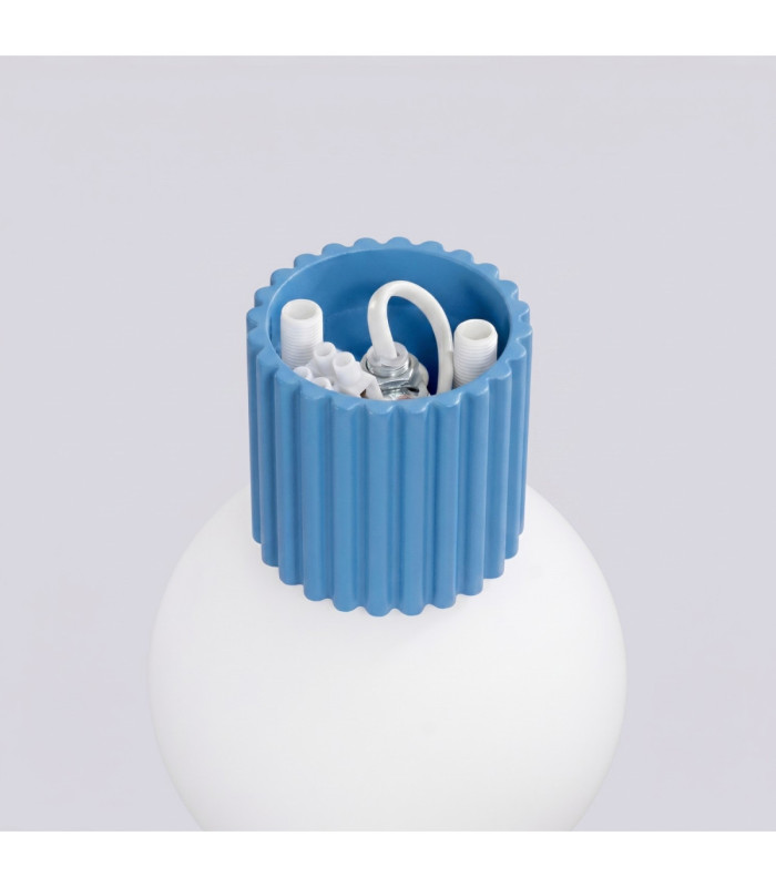 Halo Globe Wall Lights Light Blue IP44 1x G9-8