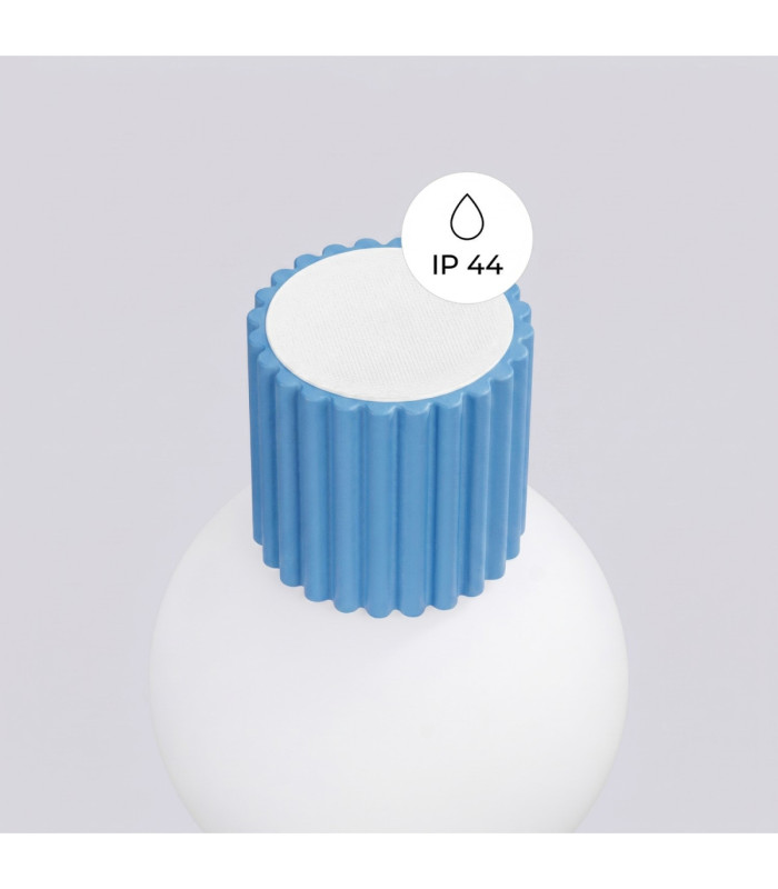 Halo Globe Wall Lights Light Blue IP44 1x G9-9