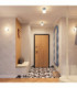 Halo Globe Wall Lights Light Blue IP44 1x G9-12