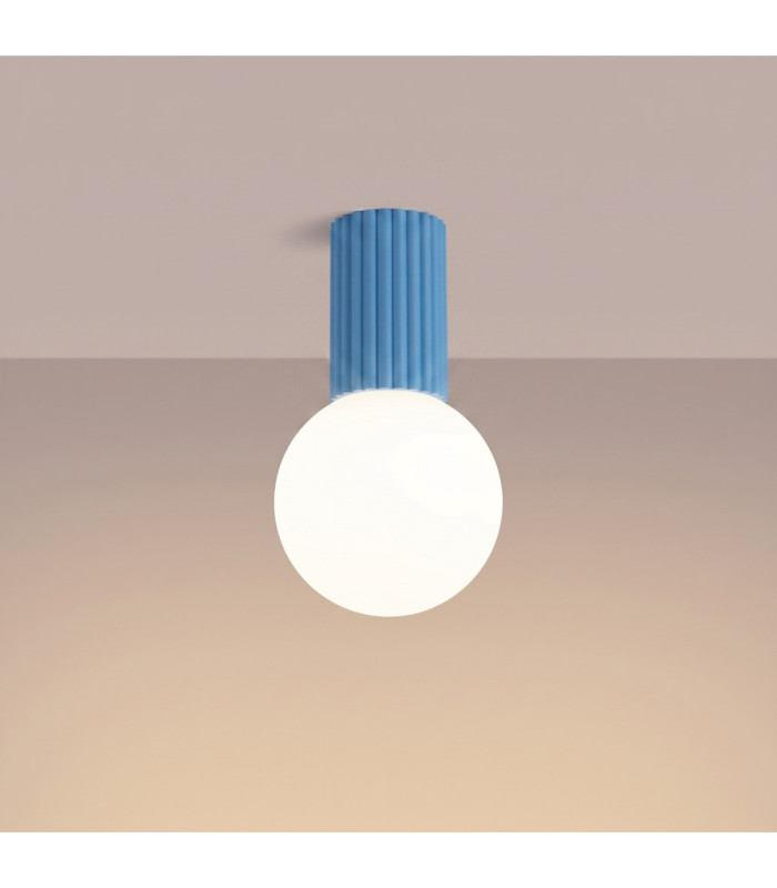 Halo Globe Ceiling Light Light Blue IP44 1x G9-4