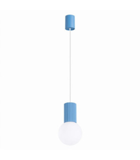 Halo Slim Pendant Ceiling Light Light Blue 1x G9-1
