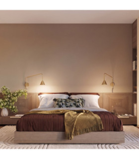 Nox Dome Wall Lamp Gold 1x E14 On/Off Switch-2