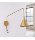 Nox Dome Wall Lamp Gold 1x E14 On/Off Switch-3