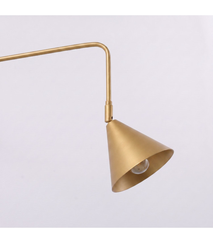 Nox Dome Wall Lamp Gold 1x E14 On/Off Switch-6