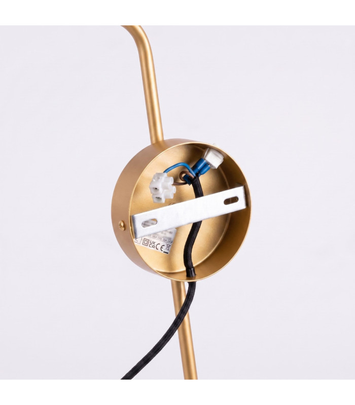Nox Dome Wall Lamp Gold 1x E14 On/Off Switch-10