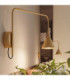 Nox Dome Wall Lamp Gold 1x E14 On/Off Switch-14