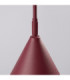 Nox Dome Wall Lamp Burgundy 1x E14 On/Off Switch-7