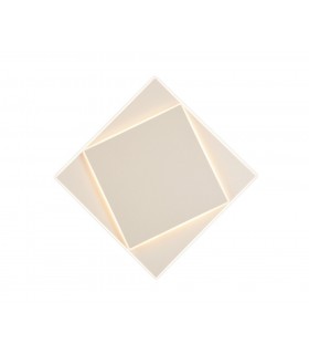 Flush Wall Lamp, 18W LED, 3000K, 1090lm, IP20, White - 1