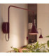 Nox Dome Wall Lamp Burgundy 1x E14 On/Off Switch-14