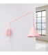 Nox Dome Wall Lamp Pink 1x E14 On/Off Switch-3