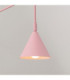 Nox Dome Wall Lamp Pink 1x E14 On/Off Switch-5