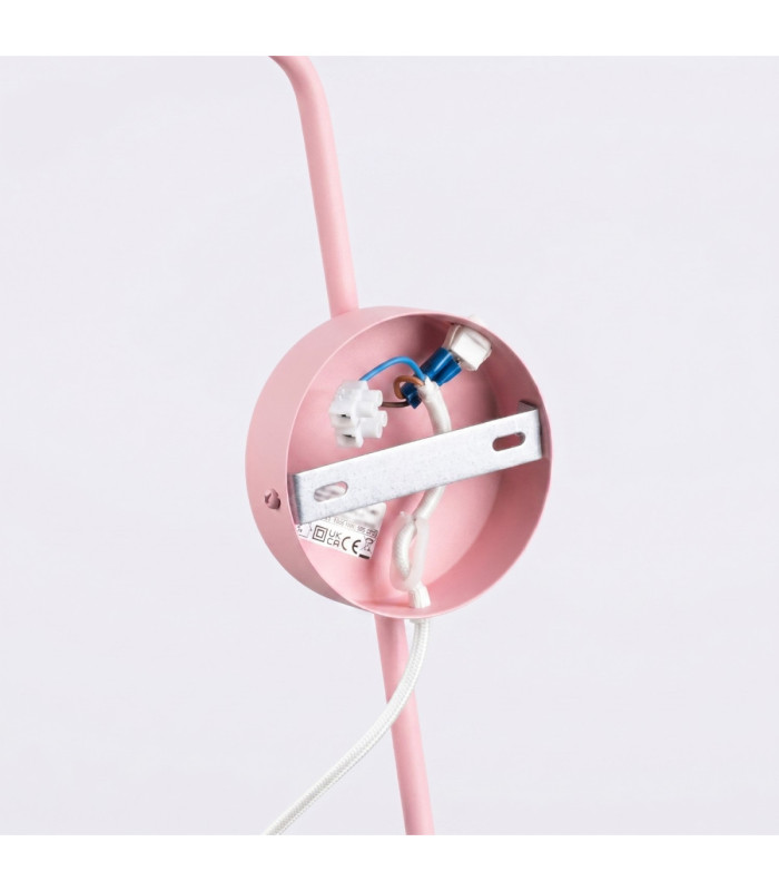 Nox Dome Wall Lamp Pink 1x E14 On/Off Switch-10
