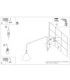 Nox Dome Wall Lamp Pink 1x E14 On/Off Switch-12