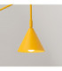 Nox Dome Wall Lamp Yellow 1x E14 On/Off Switch-5