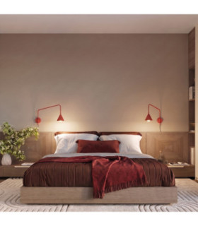 Nox Dome Wall Lamp Red 1x E14 On/Off Switch-2