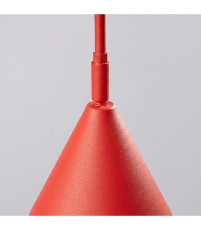Nox Dome Wall Lamp Red 1x E14 On/Off Switch-7