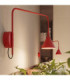 Nox Dome Wall Lamp Red 1x E14 On/Off Switch-14