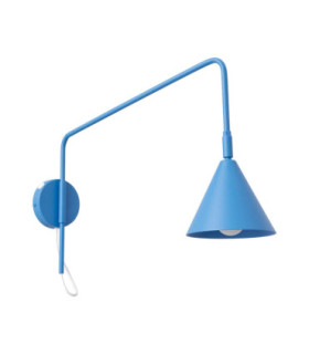 Nox Dome Wall Lamp Light Blue 1x E14 On/Off Switch-1