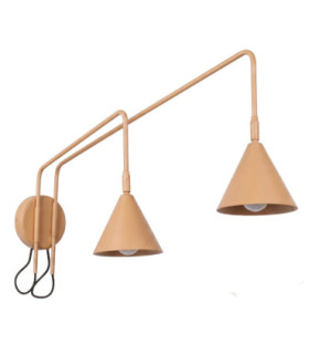 Nox Twin Dome Wall Lamp Gold 2x E14-1