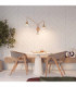 Nox Twin Dome Wall Lamp Gold 2x E14-2