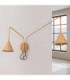 Nox Twin Dome Wall Lamp Gold 2x E14-3