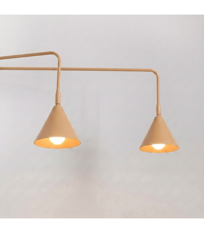 Nox Twin Dome Wall Lamp Gold 2x E14-5