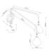 Nox Twin Dome Wall Lamp Gold 2x E14-11