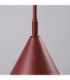 Nox Twin Dome Wall Lamp Burgundy 2x E14-7