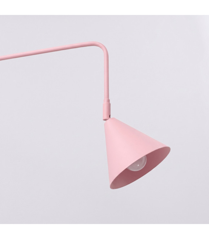 Nox Twin Dome Wall Lamp Pink 2x E14-6