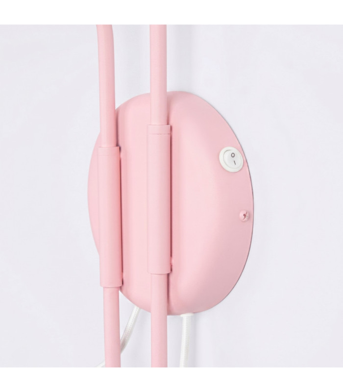 Nox Twin Dome Wall Lamp Pink 2x E14-8