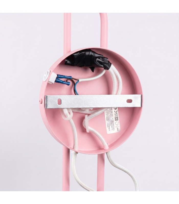 Nox Twin Dome Wall Lamp Pink 2x E14-10