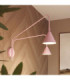 Nox Twin Dome Wall Lamp Pink 2x E14-14