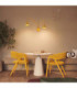 Nox Twin Dome Wall Lamp Yellow 2x E14-2