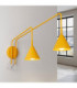 Nox Twin Dome Wall Lamp Yellow 2x E14-4