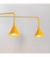 Nox Twin Dome Wall Lamp Yellow 2x E14-5