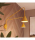 Nox Twin Dome Wall Lamp Yellow 2x E14-14