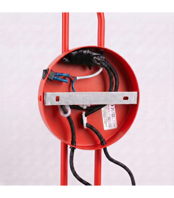 Nox Twin Dome Wall Lamp Red 2x E14-10