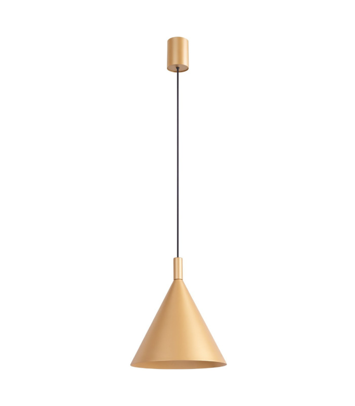 Nox 25cm Dome Wall Lamp Gold 1x E27-1