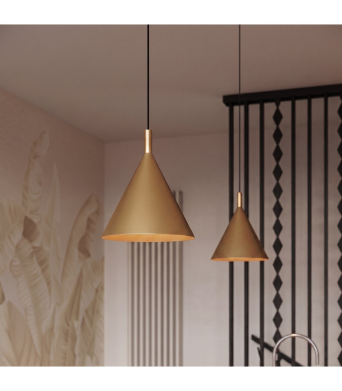 Nox 25cm Dome Wall Lamp Gold 1x E27-13