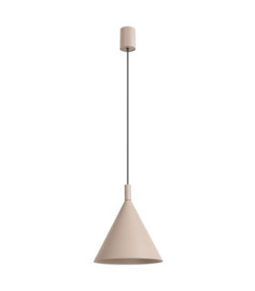 Nox 25cm Dome Wall Lamp Taupe 1x E27-1