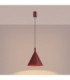Nox 25cm Dome Wall Lamp Burgundy 1x E27-4
