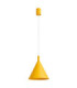 Nox 25cm Dome Wall Lamp Yellow 1x E27-1