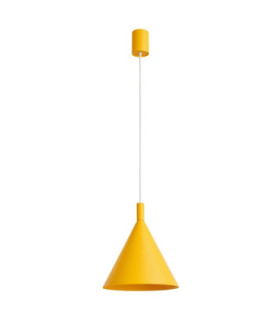 Nox 25cm Dome Wall Lamp Yellow 1x E27-1